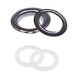30mm Large Brass Eyelets with Washers (Pack of 10)